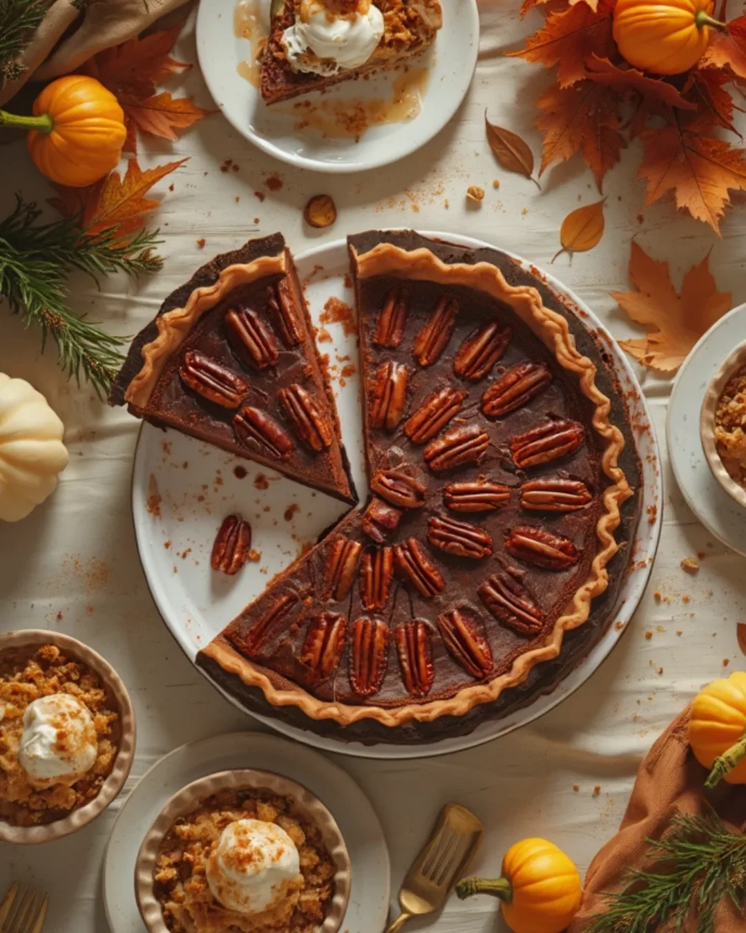 Gluten-Free Chocolate Pecan Pie