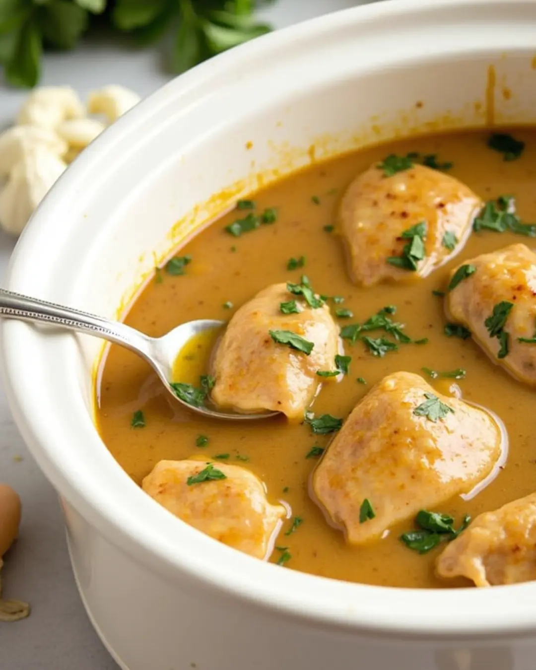Slow Cooker Chicken Thighs
