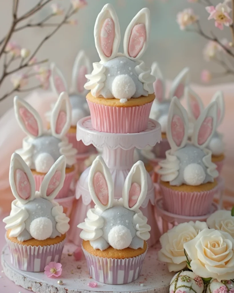 Bunny Butt Cupcakes