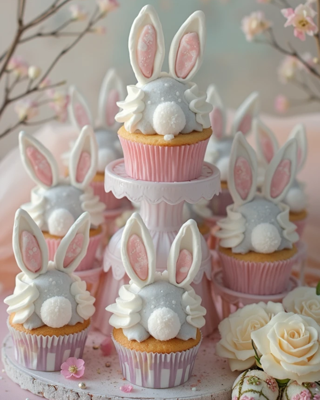 Bunny Butt Cupcakes