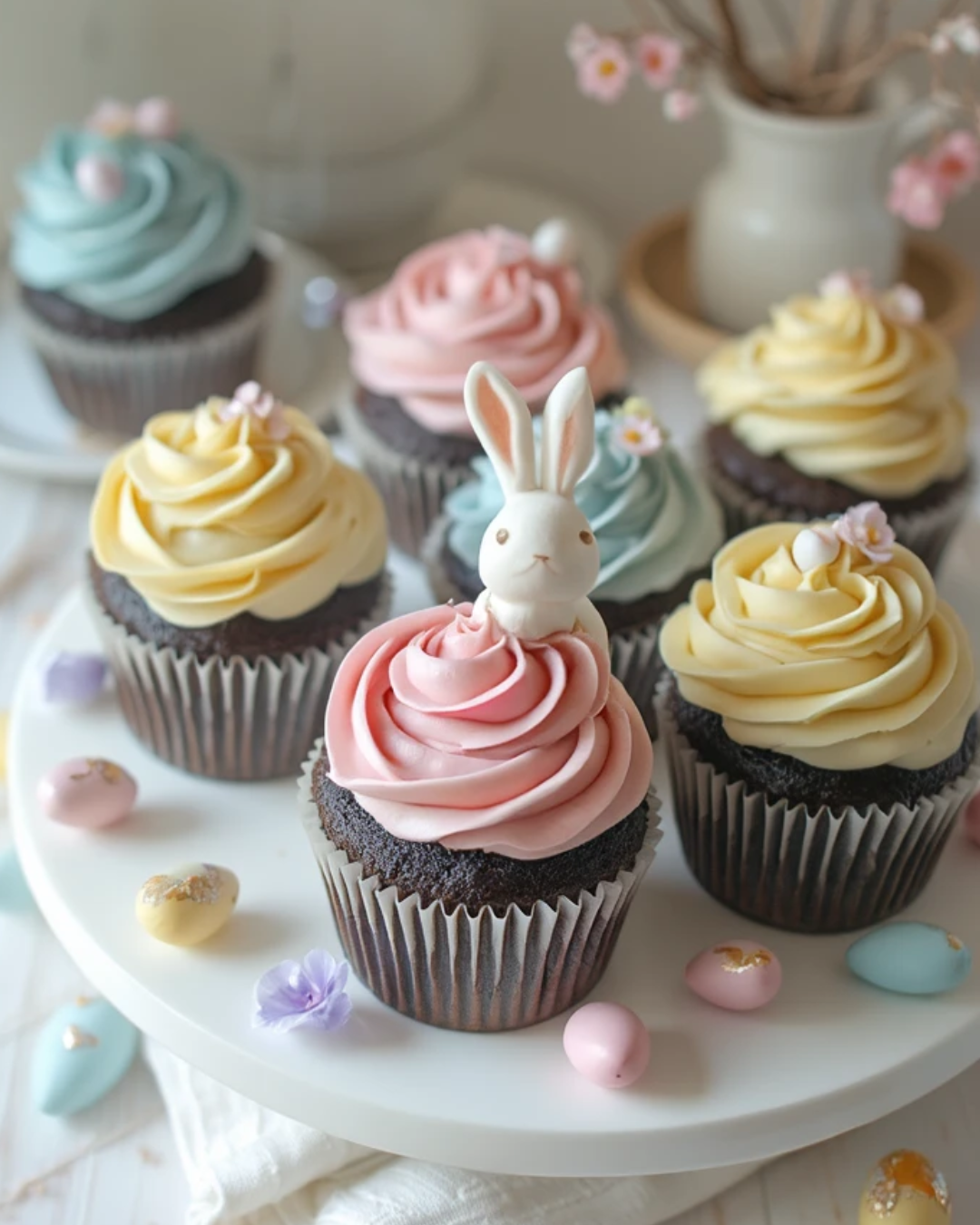 Easter Chocolate Cupcakes