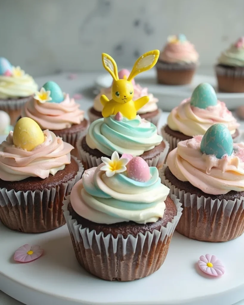 Easter Chocolate Cupcakes