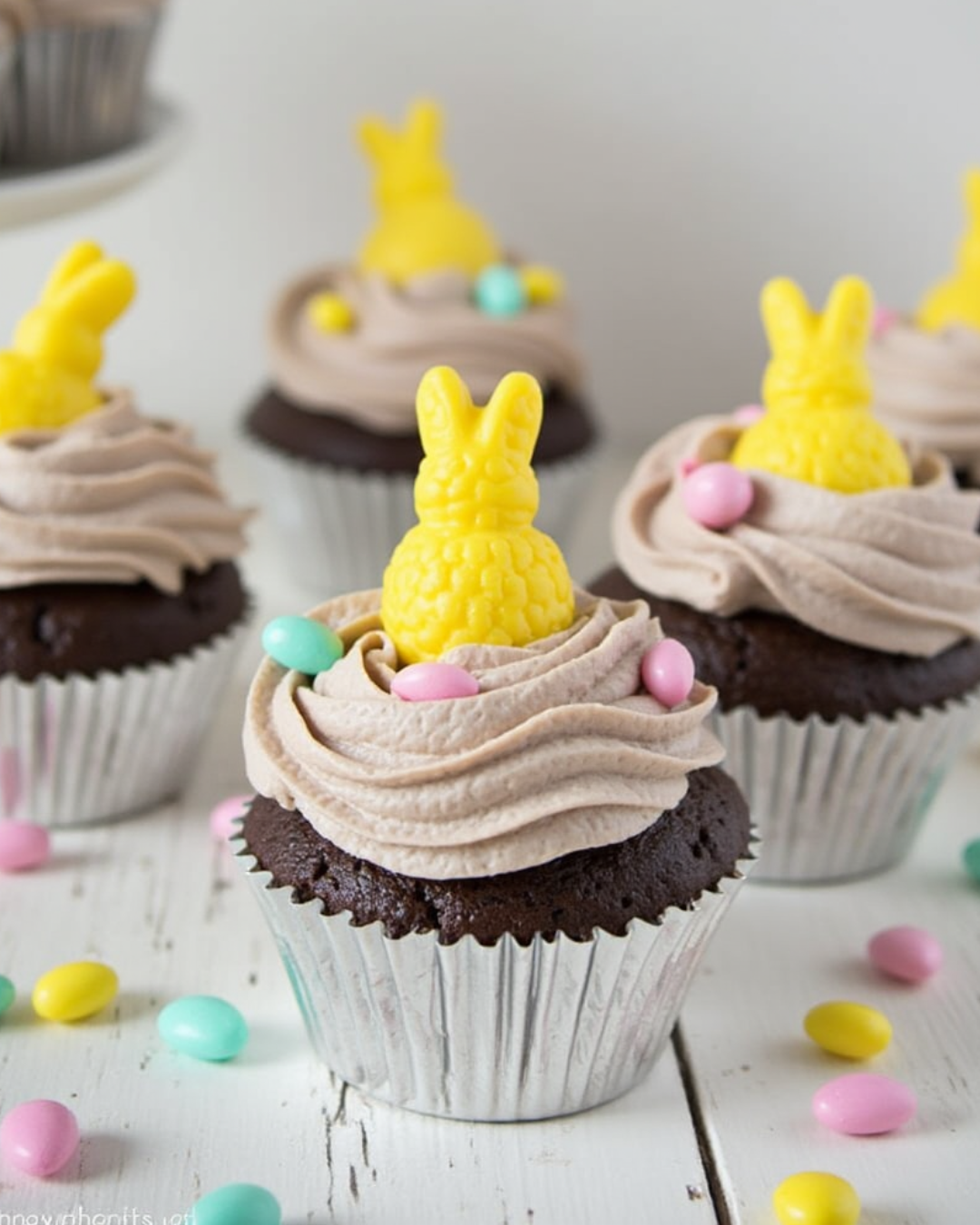 Easter Chocolate Cupcakes