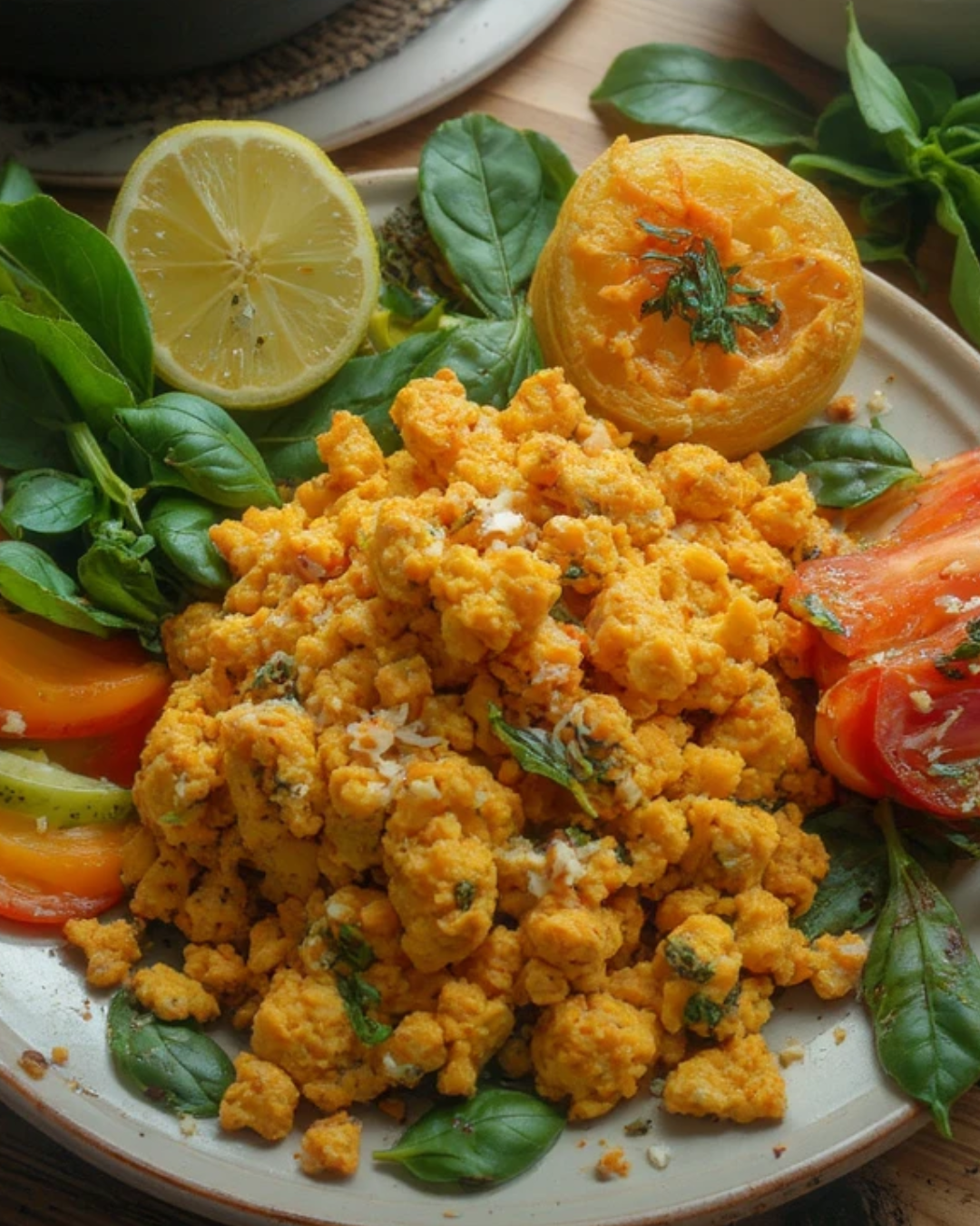 Vegan Scrambled Tofu Breakfast