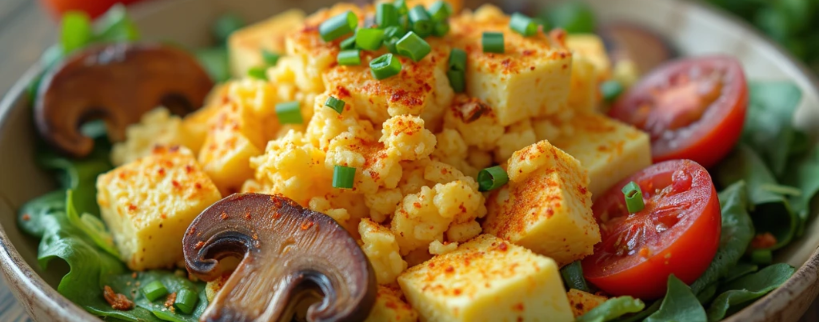 Vegan Scrambled Tofu Breakfast