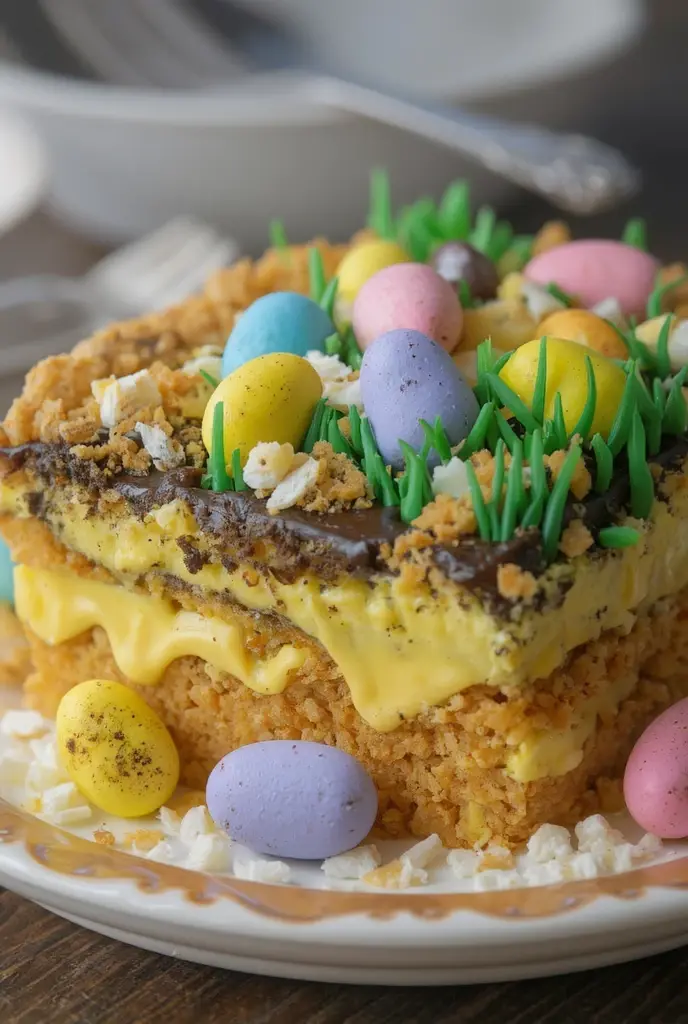 Easter Dirt Cake Casserole