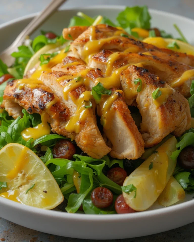 Grilled Chicken Salad with Honey Mustard: A Sweet and Savory Classic You’ll Crave