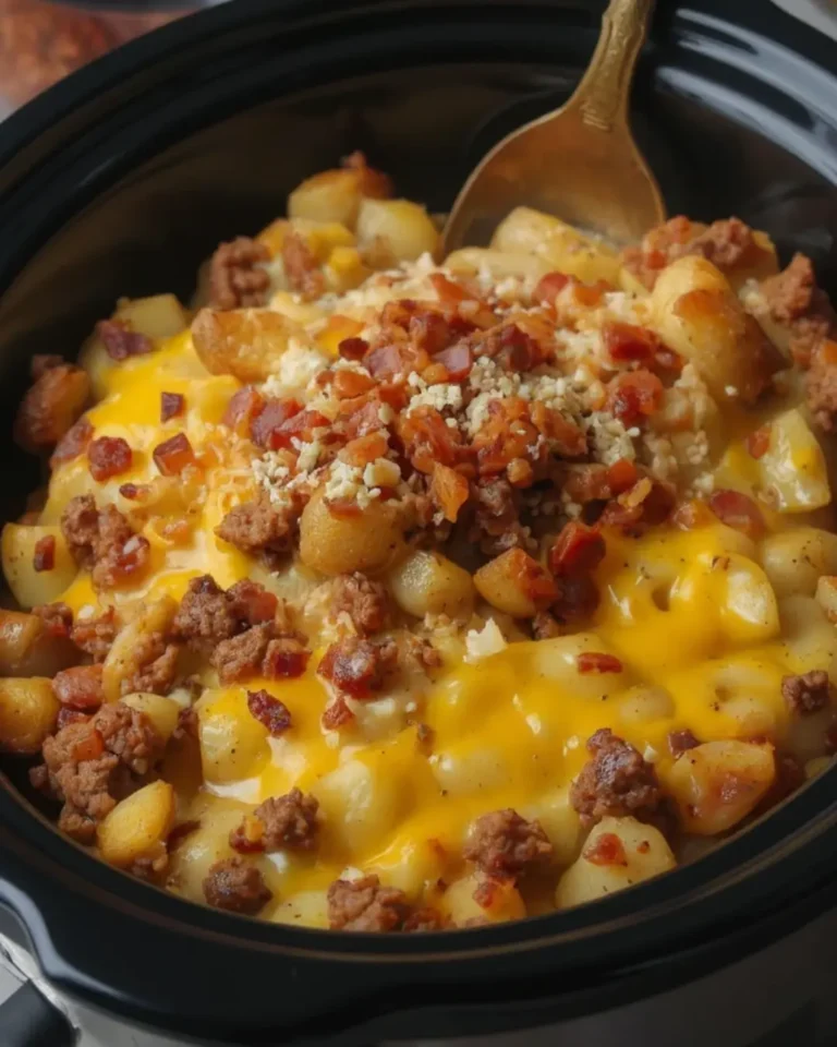 Slow Cooker Cowboy Potato Casserole