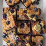 Lemon Blueberry Brownies