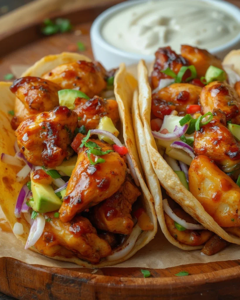 Garlic Butter Honey BBQ Chicken Tacos: A Flavor-Packed Delight