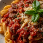 Beef Rigatoni Pasta