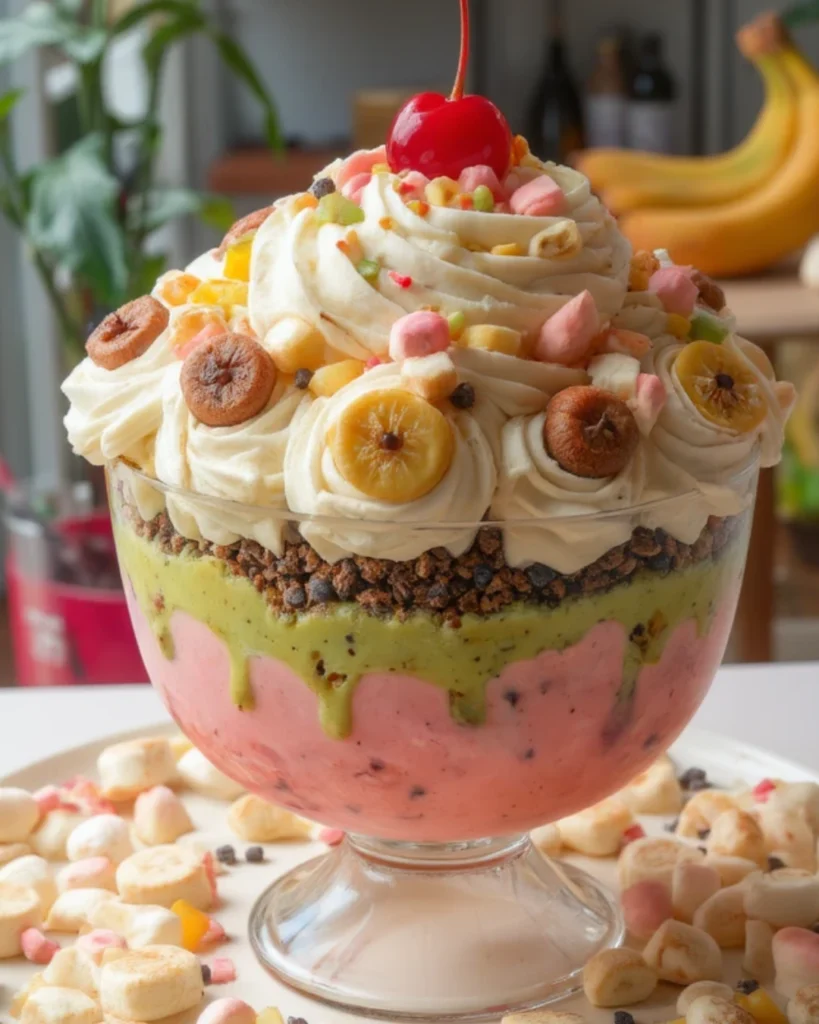 Banana Split Fluff Salad