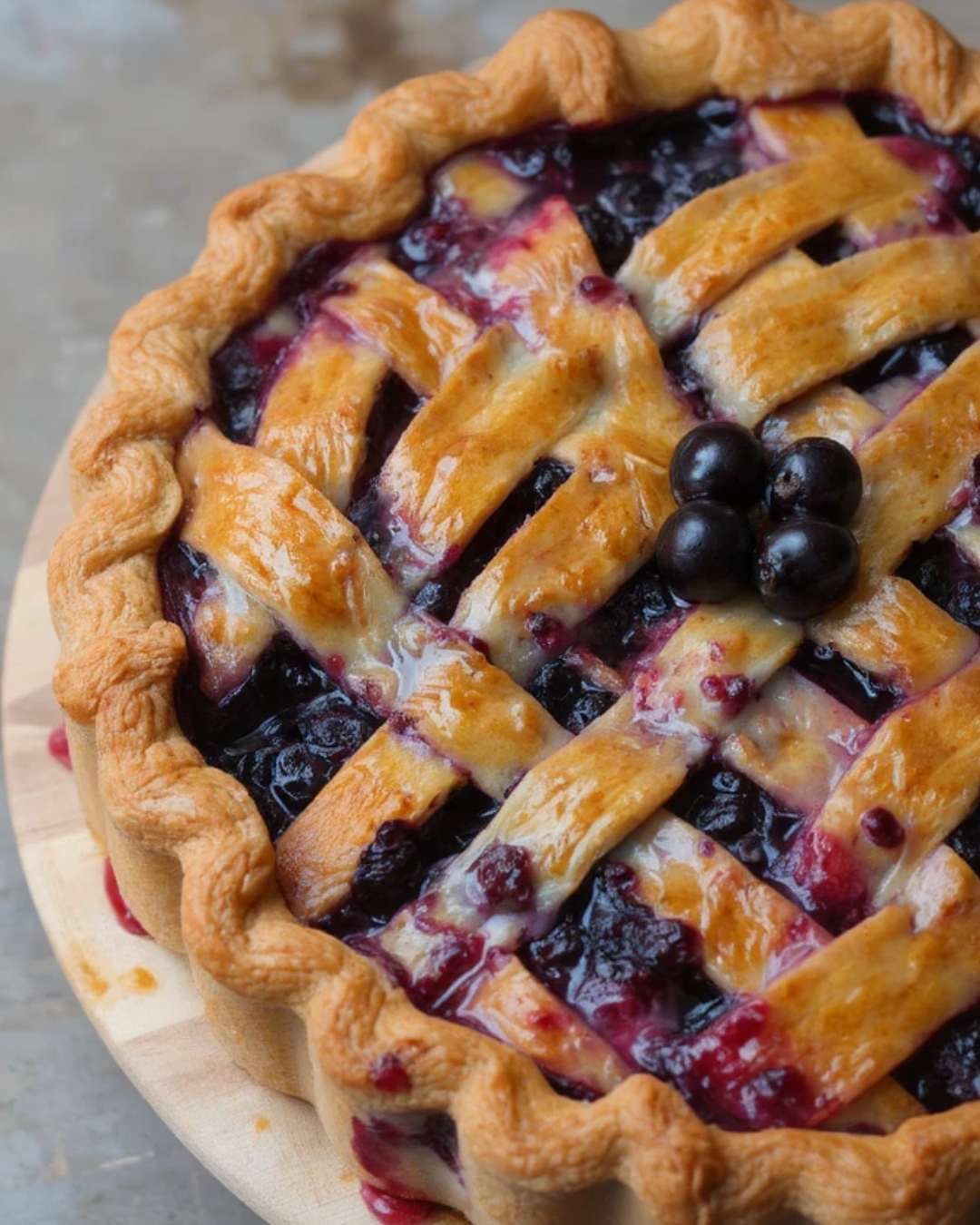 blueberry pie
