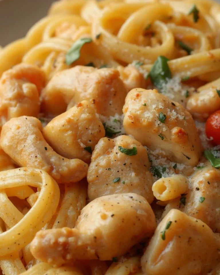 Creamy Chicken Garlic Parmesan Pasta