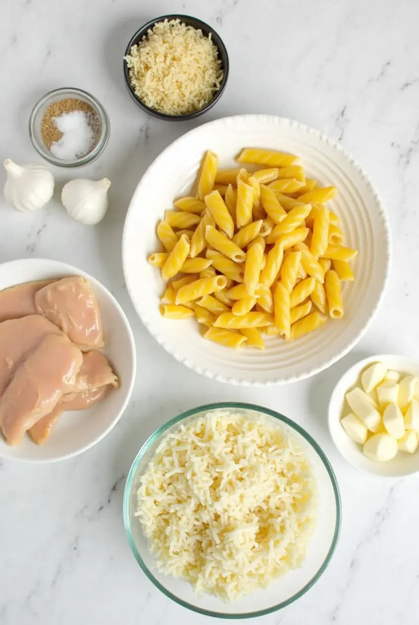 Creamy Chicken Garlic Parmesan Pasta
