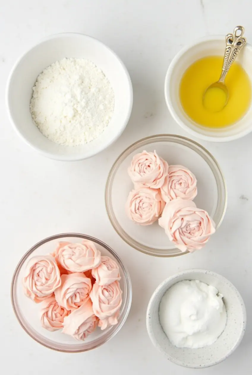 Pink Rosette Cupcakes