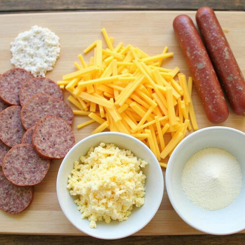 Sausage Egg and Cheese Breakfast Roll-Ups