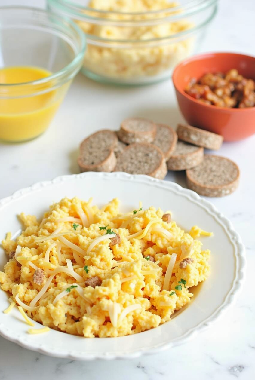Sausage Egg and Cheese Breakfast Roll-Ups