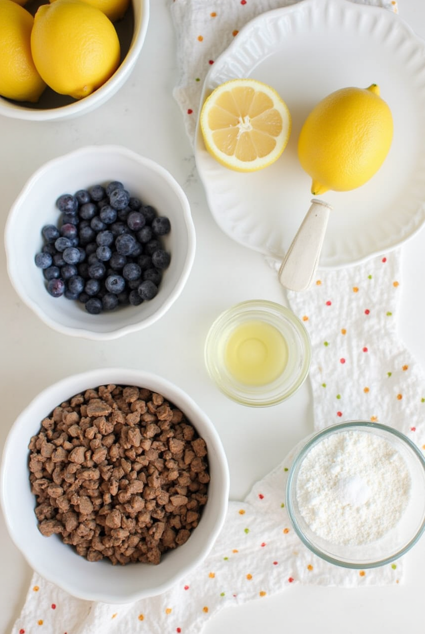Lemon Blueberry Brownies